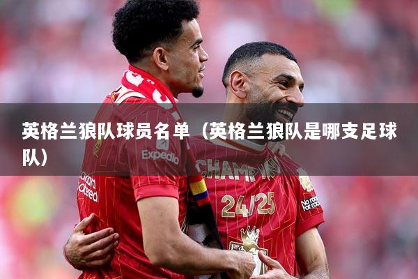 英格兰狼队球员名单（英格兰狼队是哪支足球队）